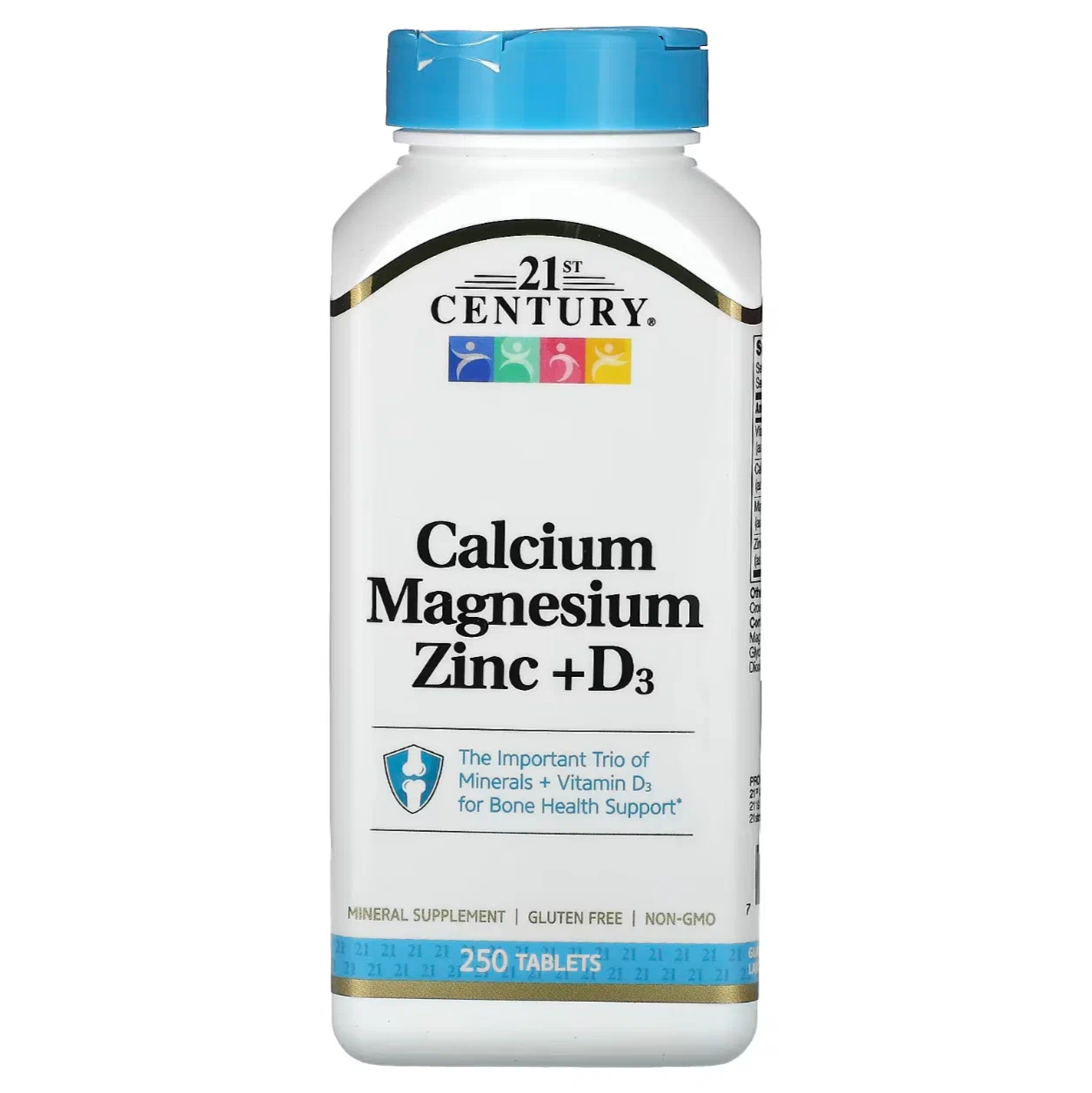 21st Century Calcium Magnesium Zinc + D₃ 250 tabletka