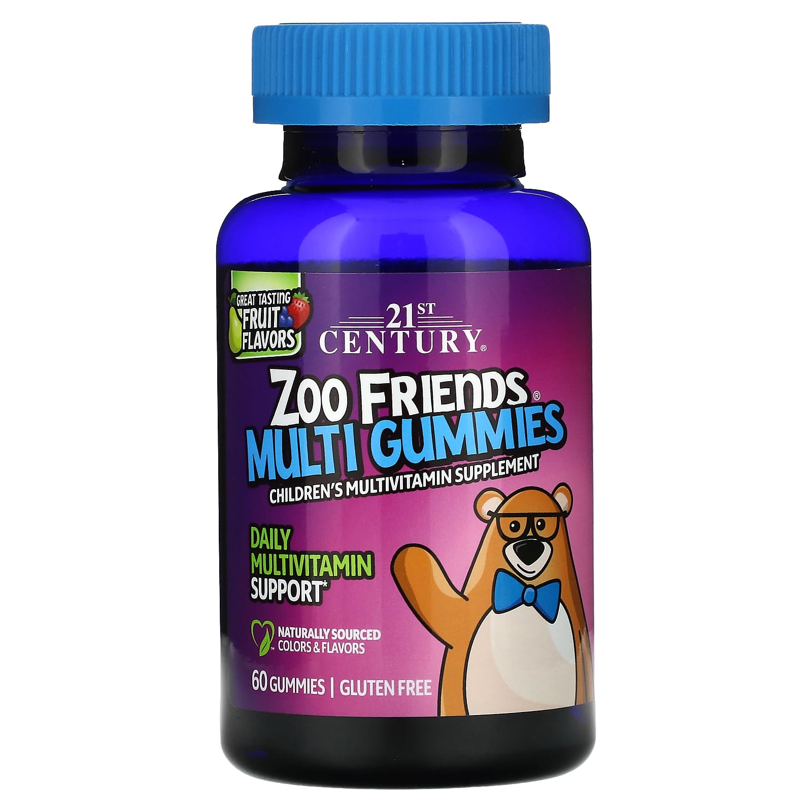 21st Century Zoo Friends Multi Gummies | 60 dona