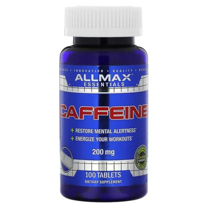 ALLMAX Caffeine, 200 mg, 100 tabletka