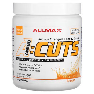 ALLMAX, ACUTS, Aminokislotali energiya ichimligi 210 g