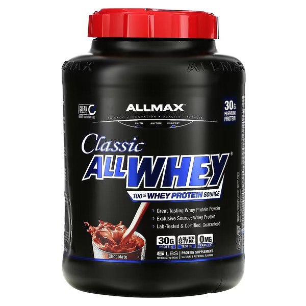 ALLMAX, Classic AllWhey, 100% Whey Protein, 2.27kg, 49 serving