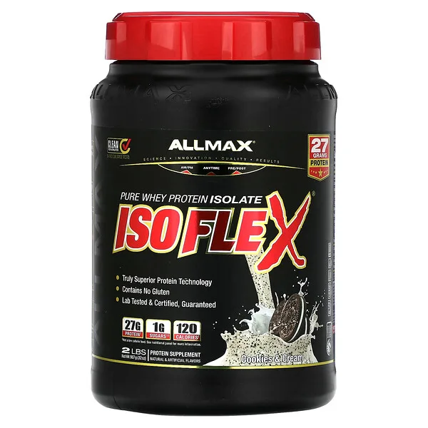 ALLMAX, Isoflex Protein 907 gr, 29 serving, Shokolad tamli