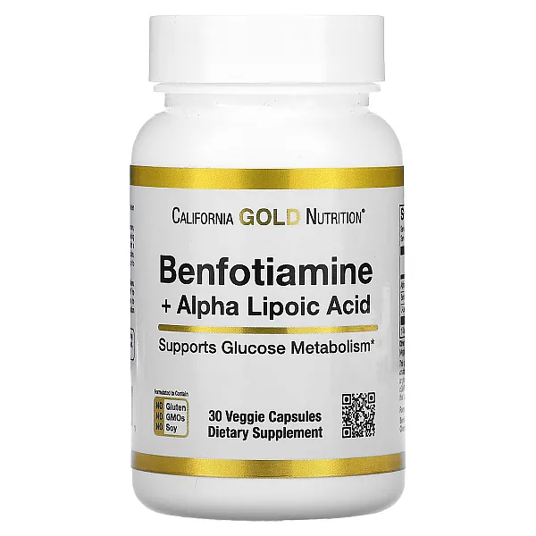 Benfotiamine + Alpha Lipoic Acid 30 kapsula