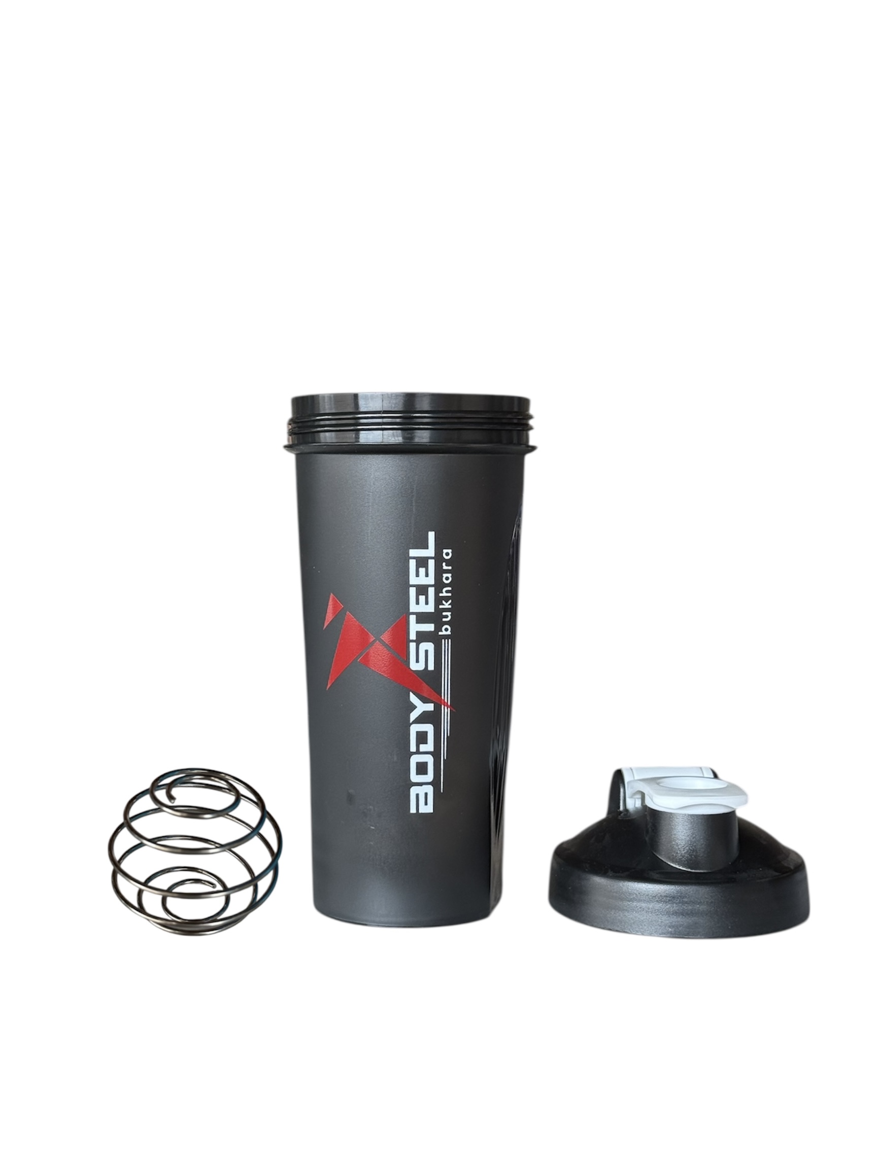 Body Steel Bukhara Spiral bilan sport shayker butilkasi | 600 ml