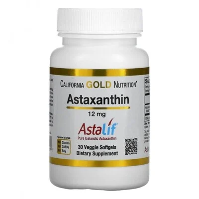 California Gold Nutrition Astaxanthin 12 mg | 30 Softgel