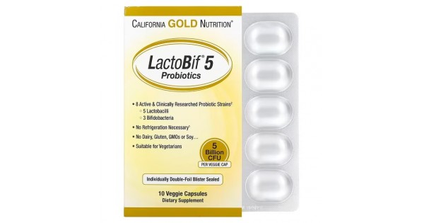California Gold Nutrition LactoBif 5 Probiotics