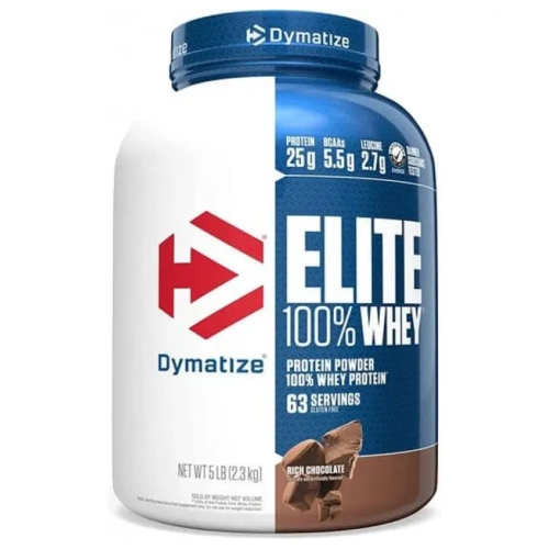 Dymatize, Elite 100% Whey 2.3kg, 63порций, шоколадный
