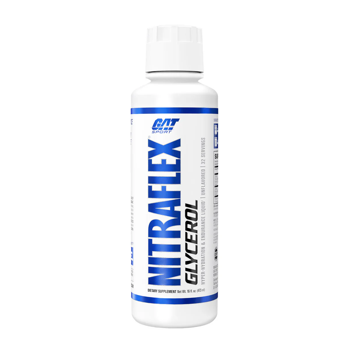 GAT Sport Nitraflex Glycerol – 473 ml 32 porsiya