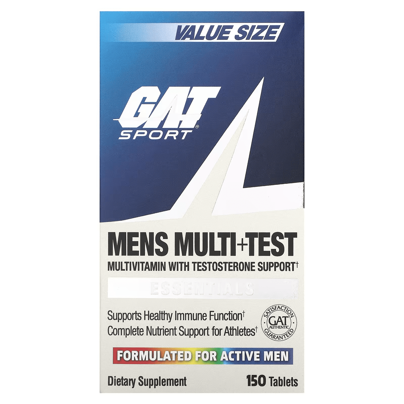 GAT Sport, Mens Multi+Test, 150 tablets