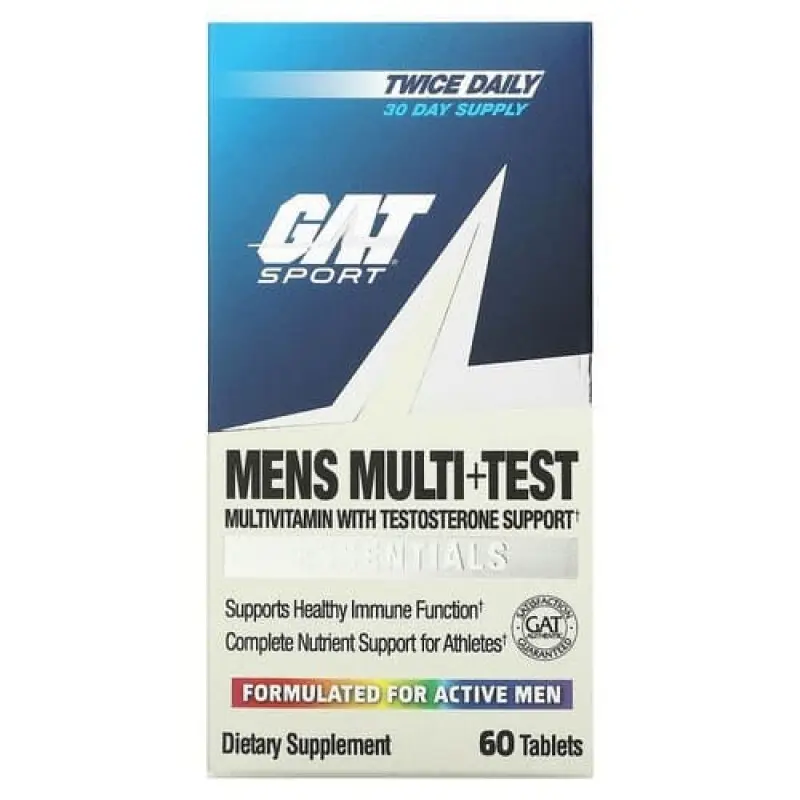 GAT, Mens Multi+ Test, Testosteron Support Multivitamin | 60 Tablet