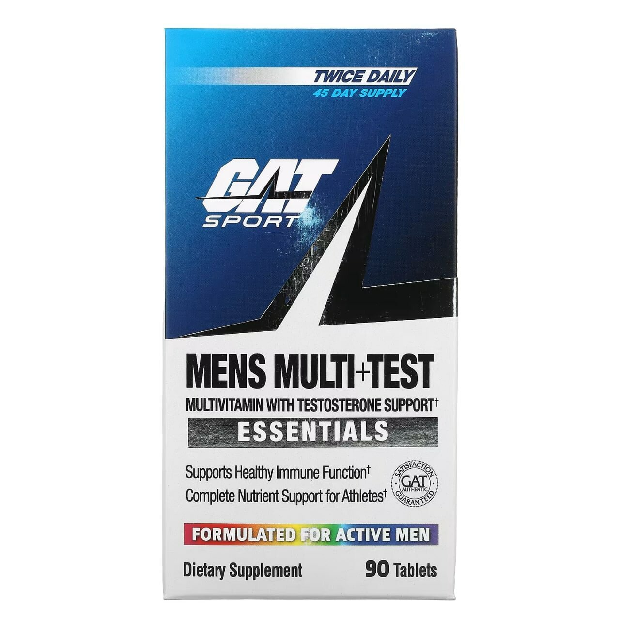 GAT, Mens Multi+ Test, Testosteron Support Multivitamin | 90 Tablet