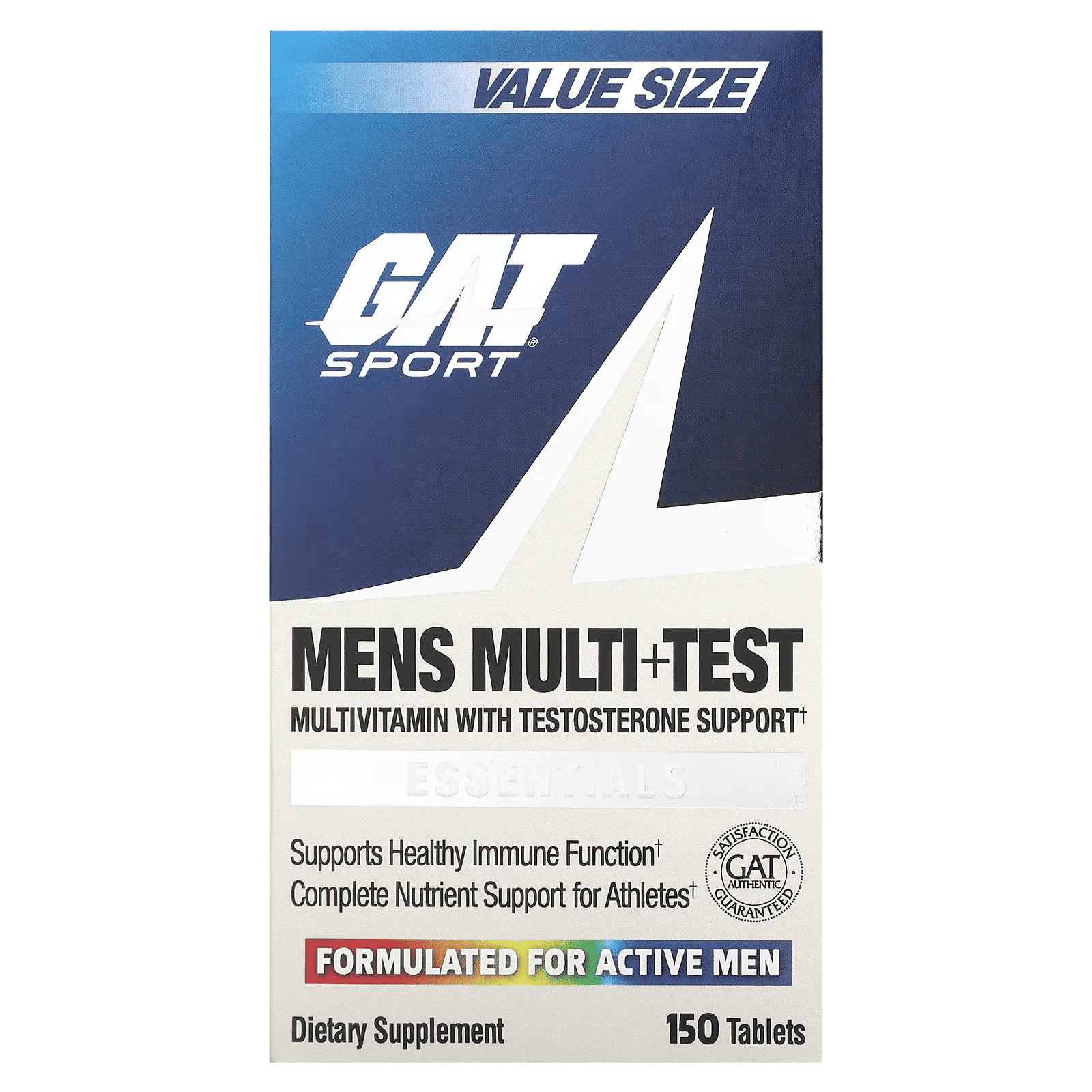GAT, Mens Multi+ Test, Testosteron Support Multivitamin | 150 Tablet