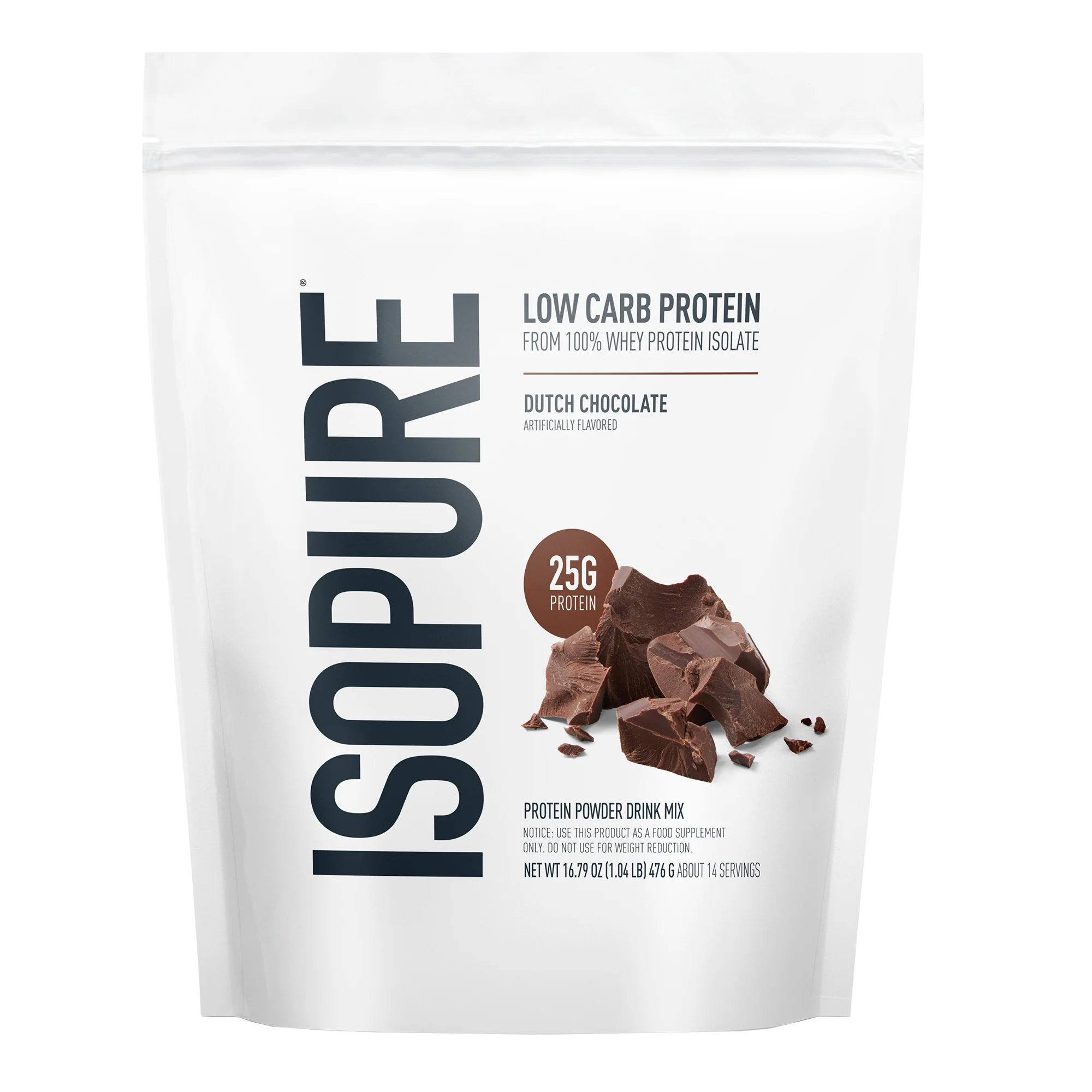 Isopure Low Carb Protein 462 gr 14 porsiya