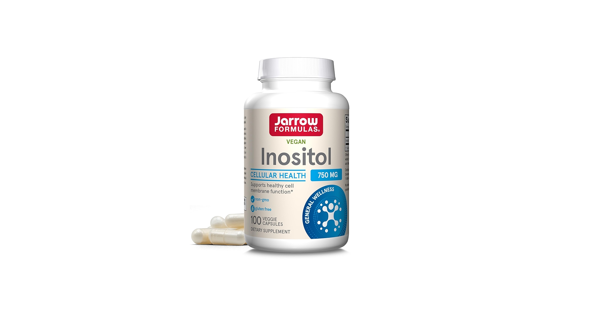 Jarrow Formulas Inositol 750 mg 100 veg kapsula