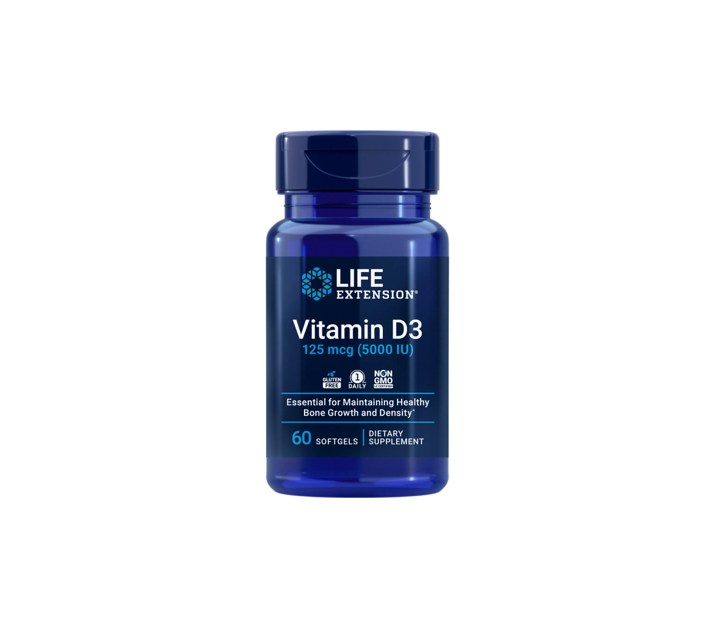 Life Extension Vitamin D3 (5000 IU) 60 sofgel