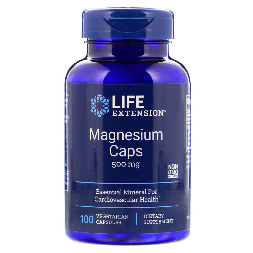 Life Extension Magnesium caps 500 mg 100 vegcaps