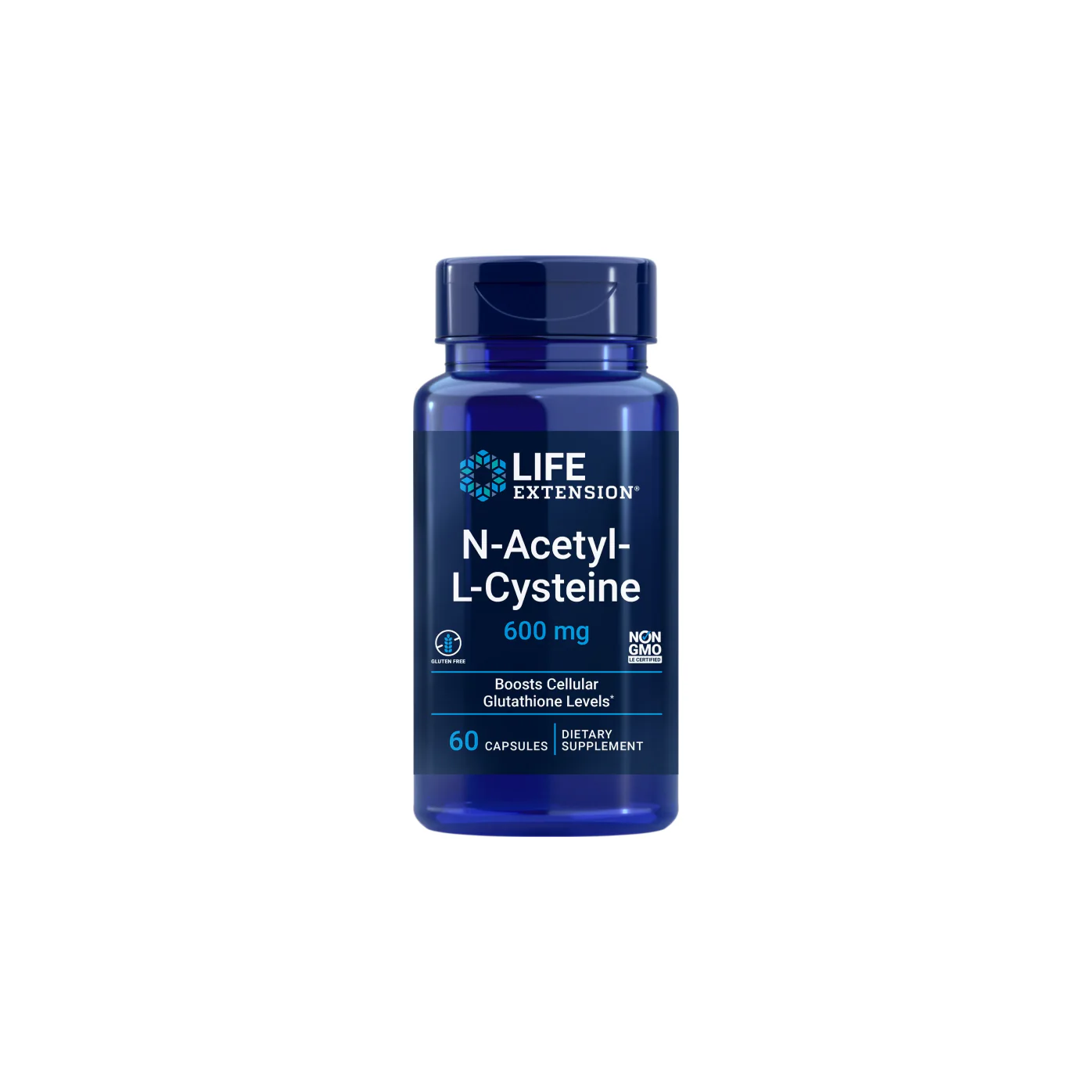 Life Extension N‑Acetyl‑L‑Cysteine NAC 60 kapsula