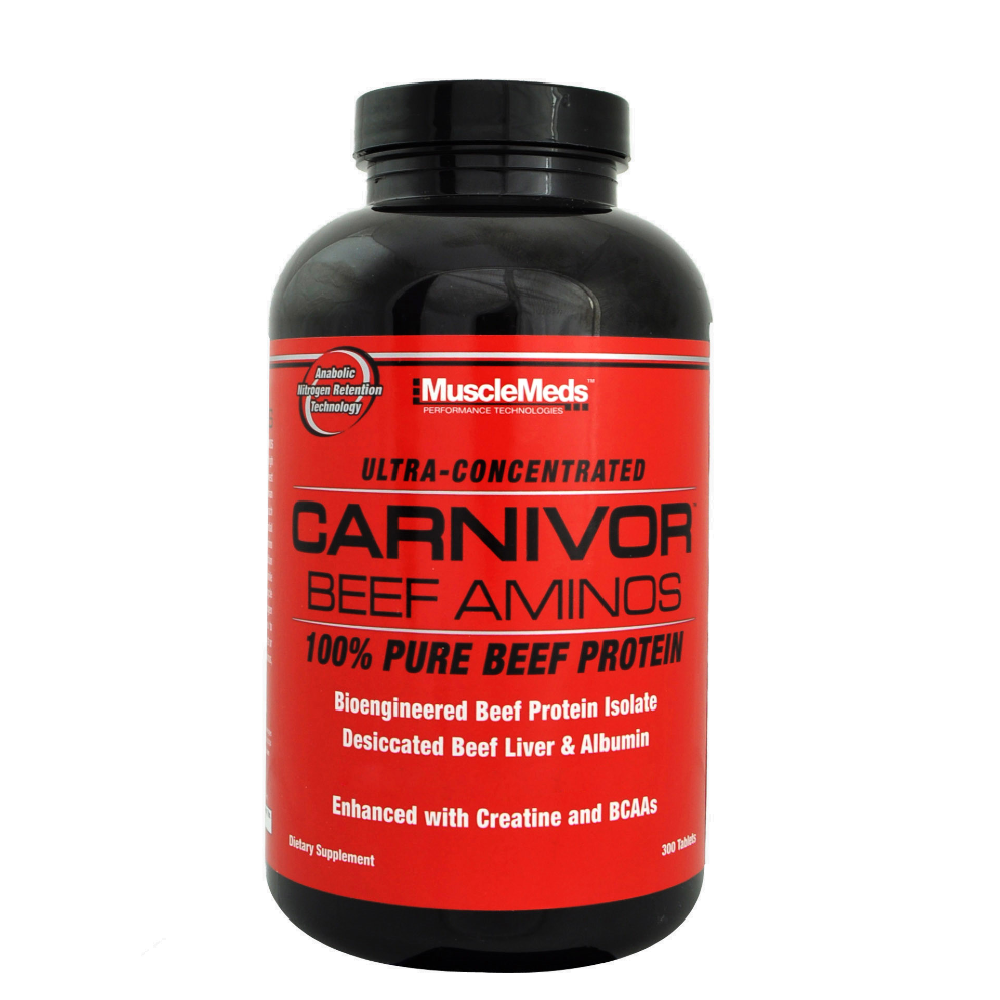 MUSCLEMEDS Carnivor Beef Aminos 300 tablets