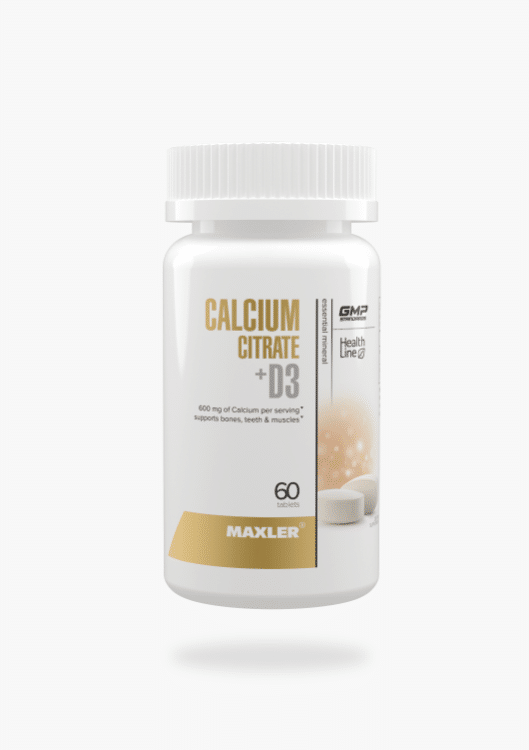 Maxler Calcium Citrate + D3 – 60 tabletka