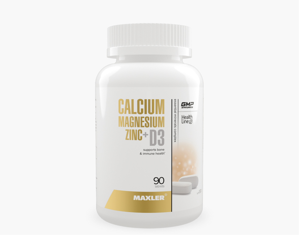 Maxler Calcium Magnesium Zinc + D3 – 90tab