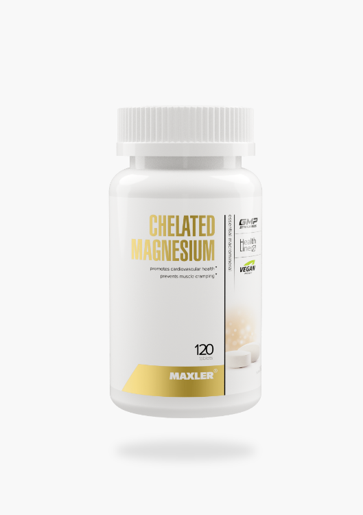 Maxler Chelated Magnesium | 120 tabletka