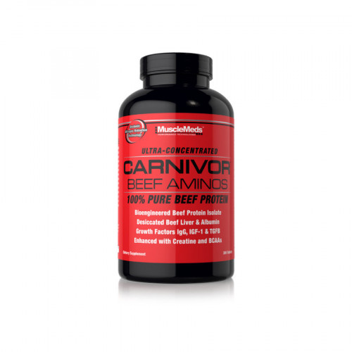 MuscleMeds Carnivor Beef Aminos | 300 tab 100% mol go‘shti
