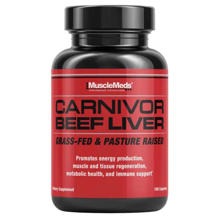 MuscleMeds Carnivor Beef Liver | 180 kapsula