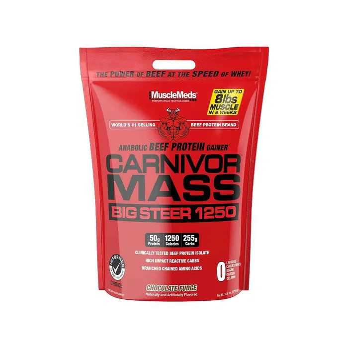 MuscleMeds Carnivor Mass Big Steer 1250 | 6.72 kg 37 porsiya