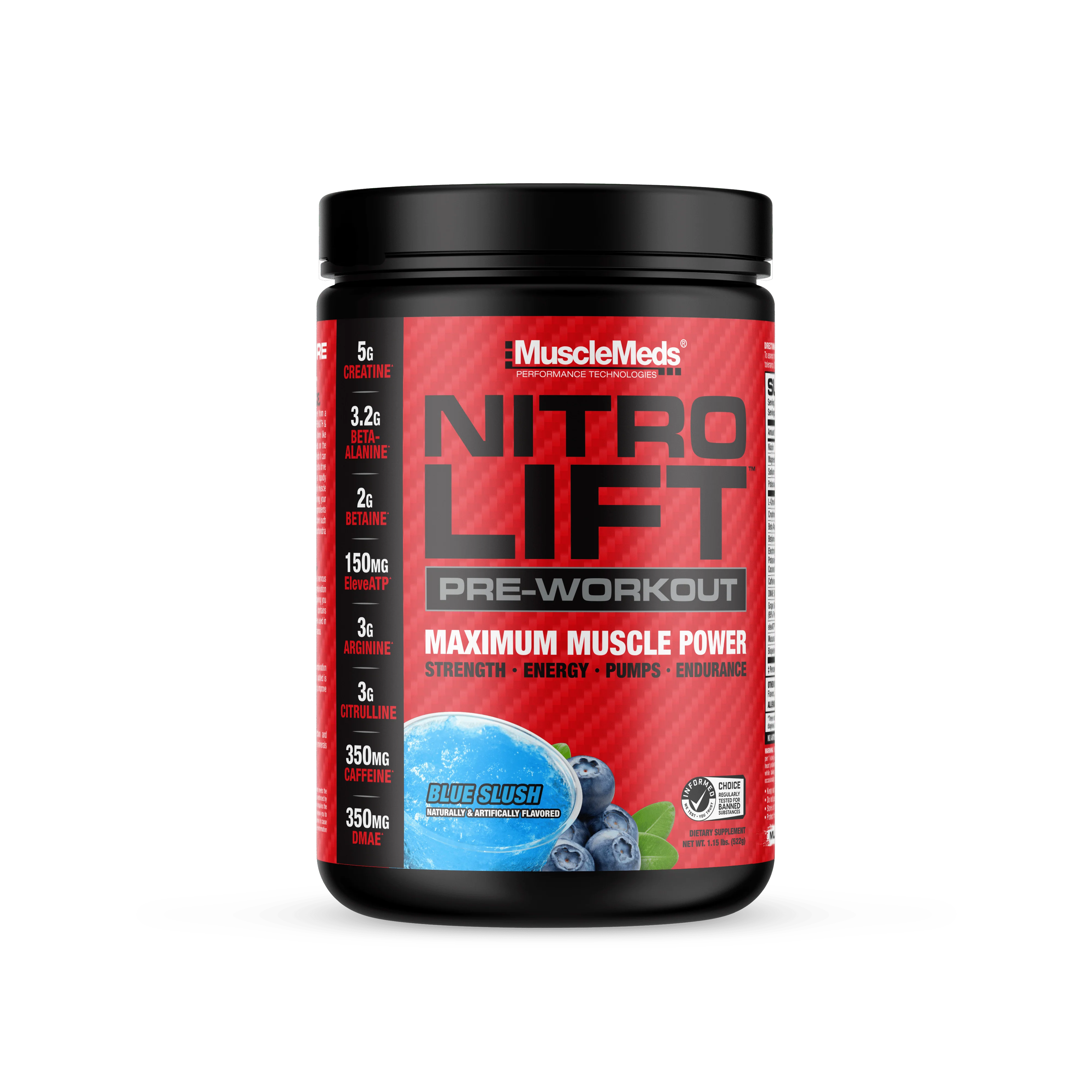 MuscleMeds Nitro Lift pre-workout 40 \ 20 posiya