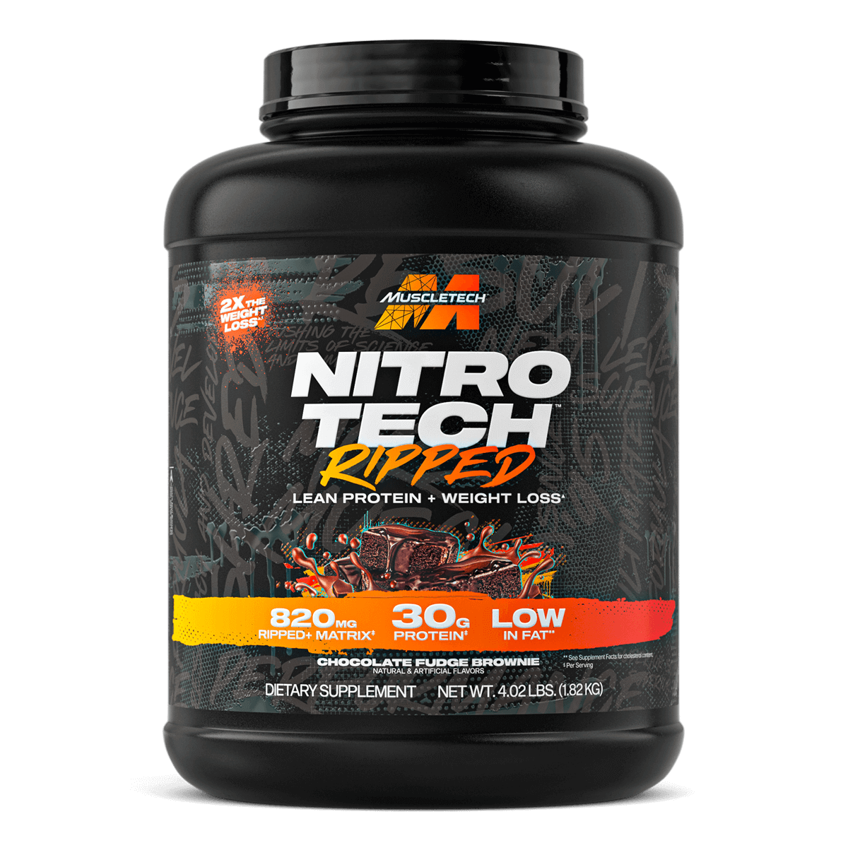MuscleTech Nitro Tech Ripped Protein | 1.81 kg 43 porsiya