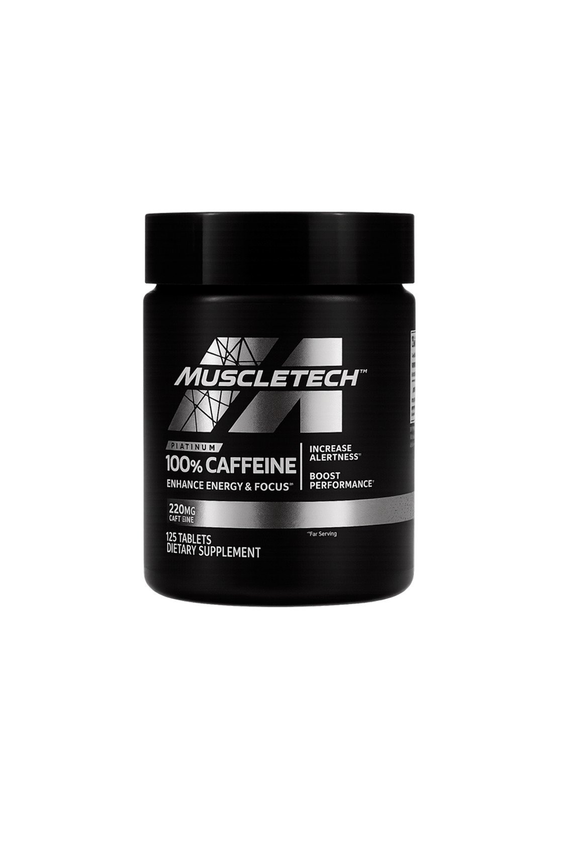 MuscleTech Platinum 100% Caffeine 220 mg 125 tabletka