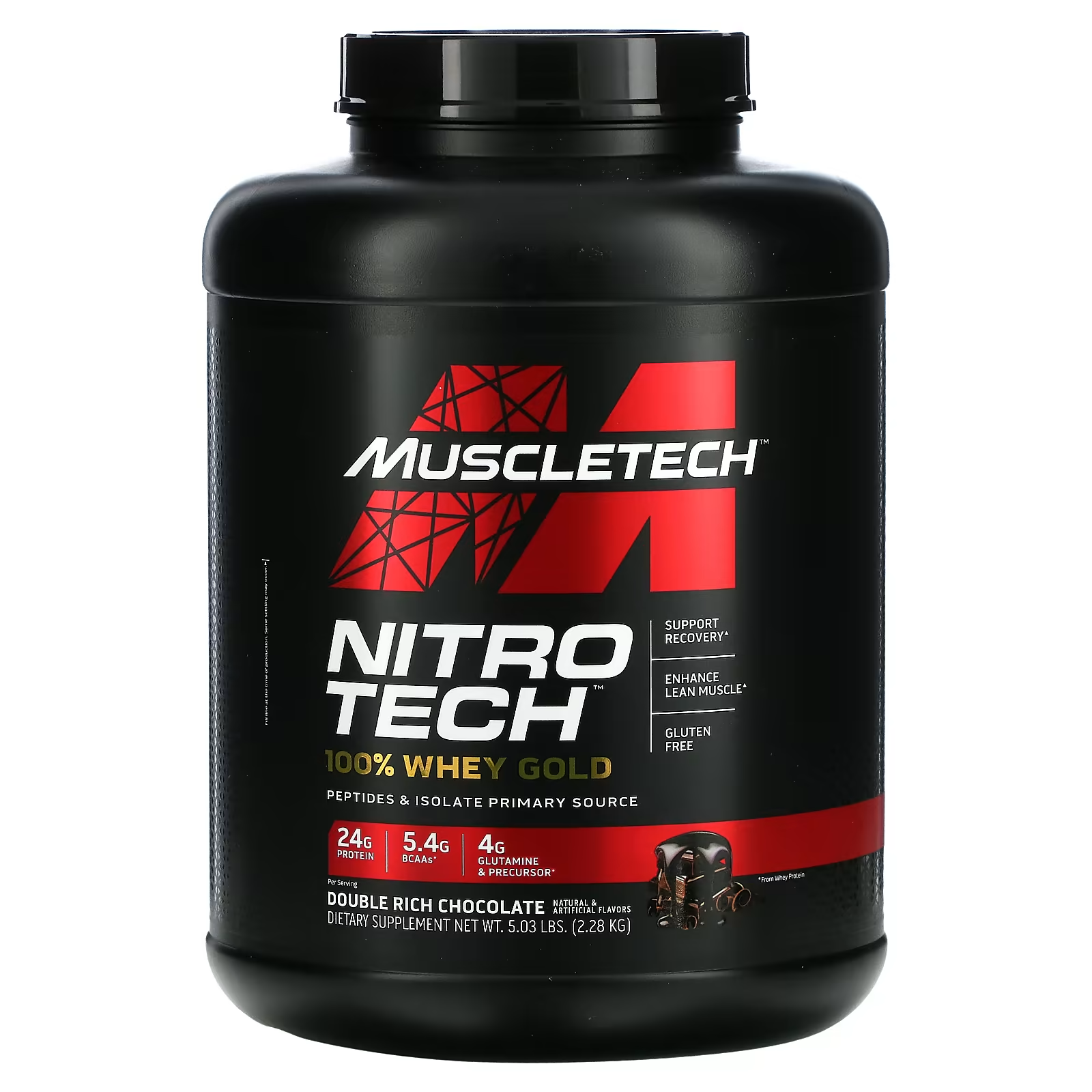 MuscleTech, Nitro Tech, Whey Gold, 2.27kg