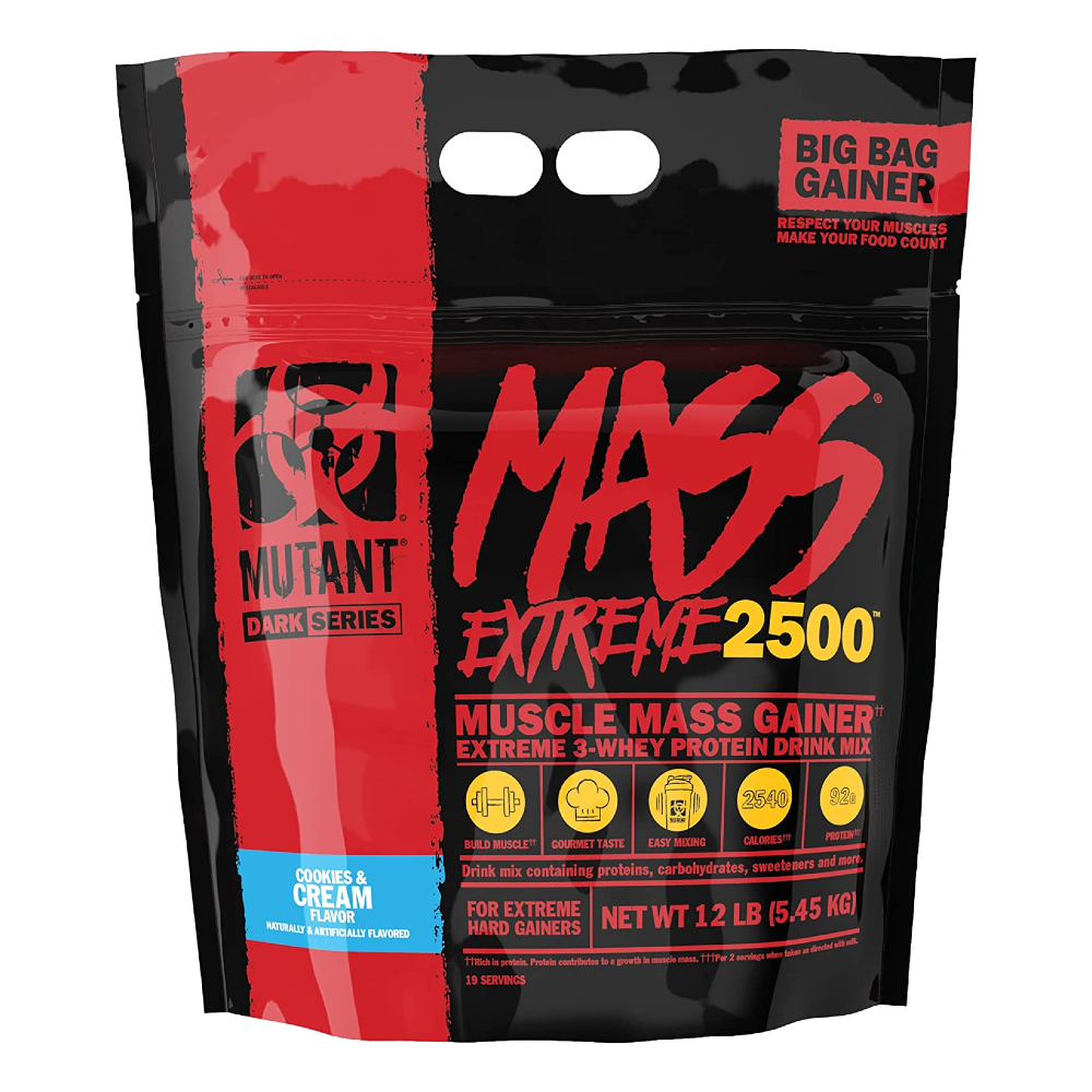 Mutant Mass Extreme Gainer – Cookies and Cream, 2.7kg