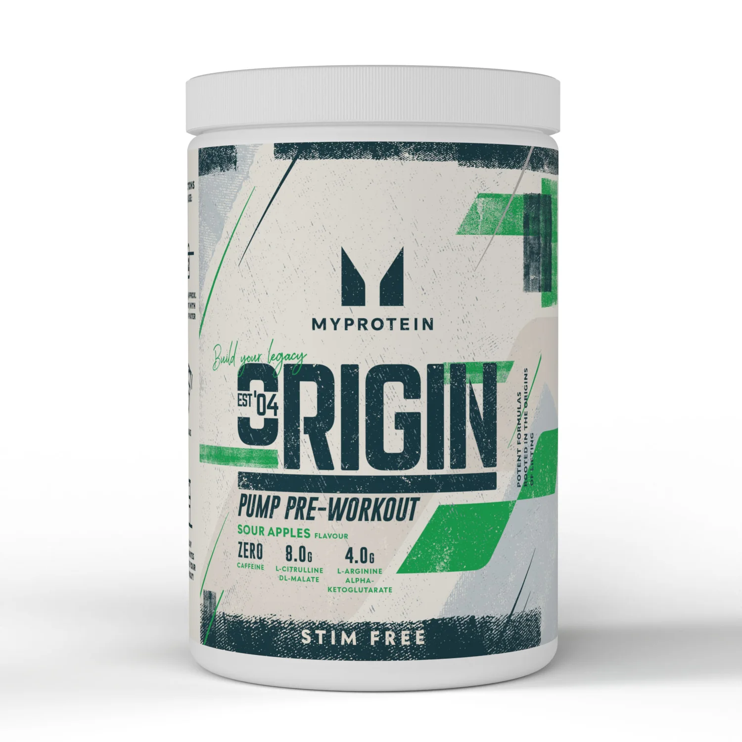 MyProtein Origin Pump Pre-Workout 600 gr 20 porsiya