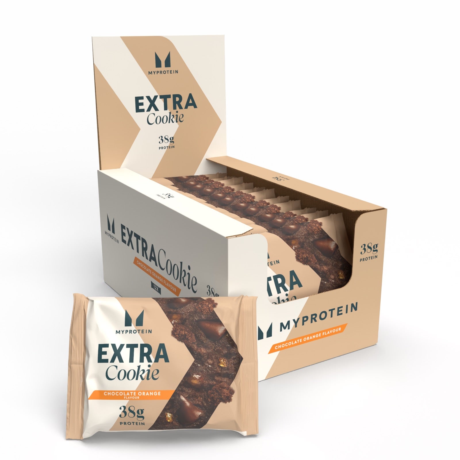 MyProtein Extra Protein Cookie 12 dona qadoq, 38 g protein