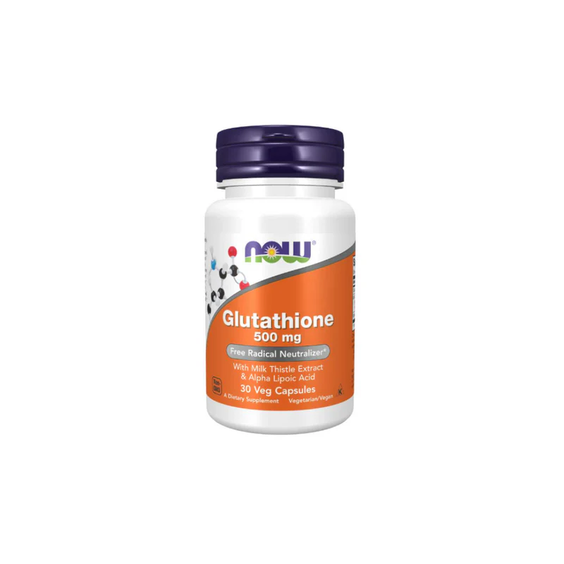 NOW Foods Glutathione 500 mg 30 VegCaps