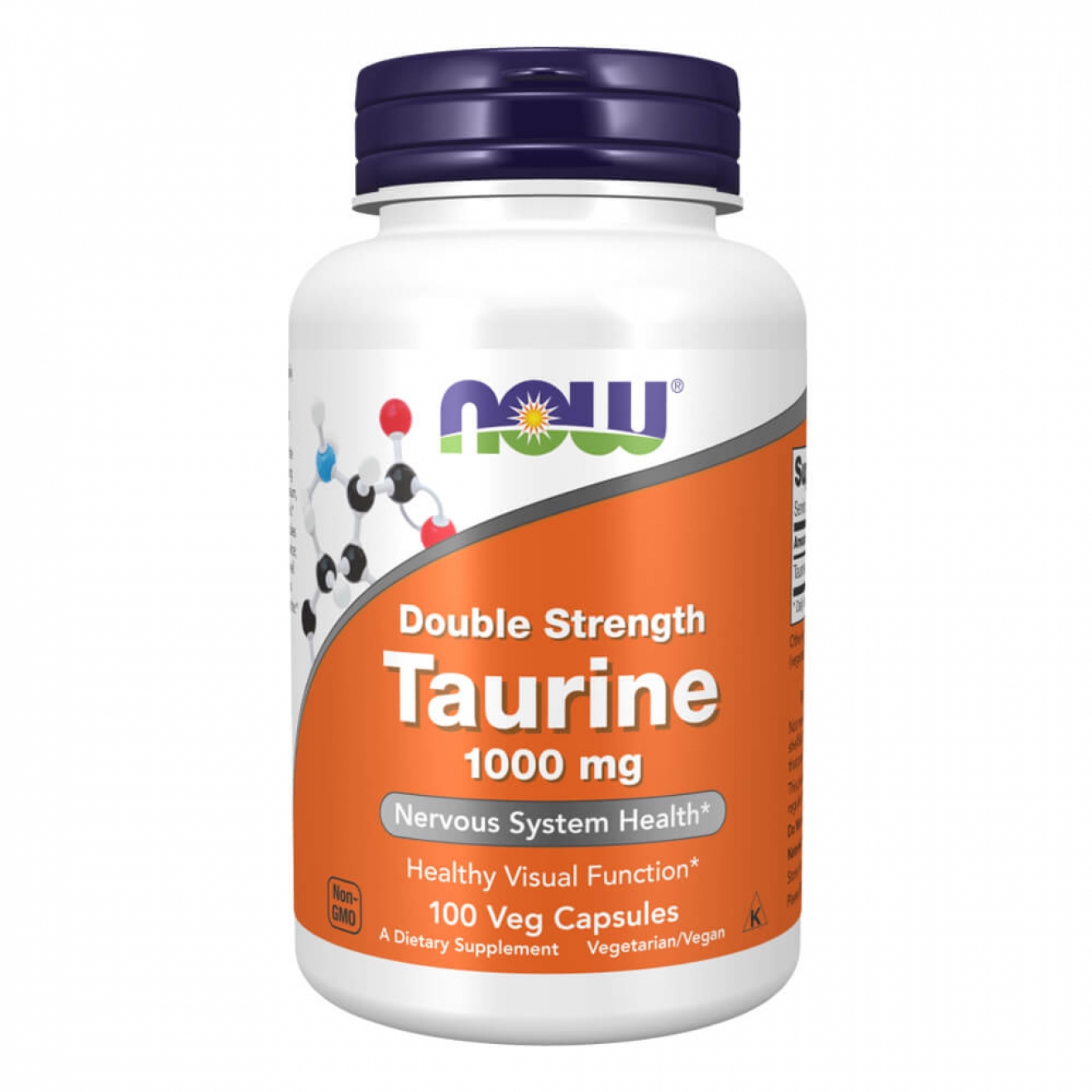 NOW Foods Taurine 1000 mg 100 VegCaps