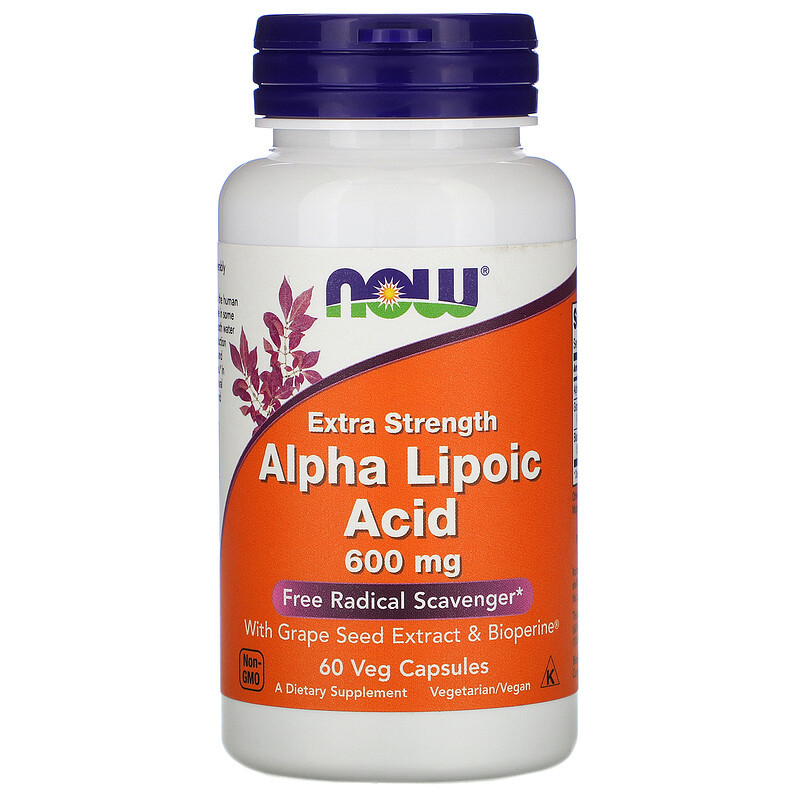 NOW Foods Alpha Lipoic Acid 600 mg