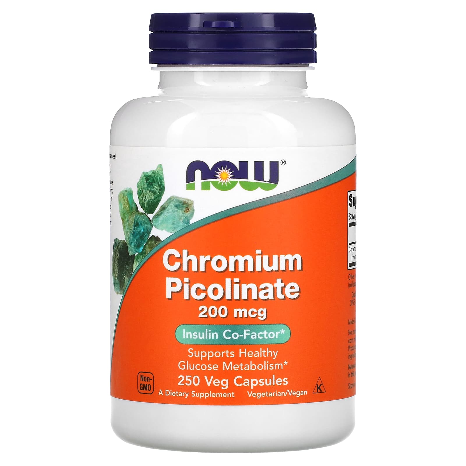 NOW Foods Chromium Picolinate 200 mcg | 100 kapsula