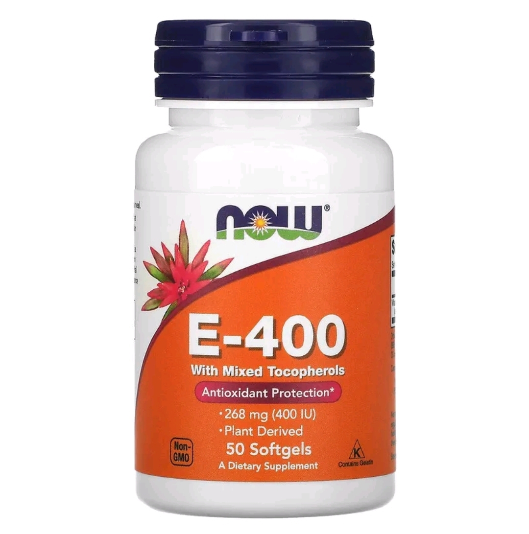 NOW Foods E-400 268 mg 50 softgel