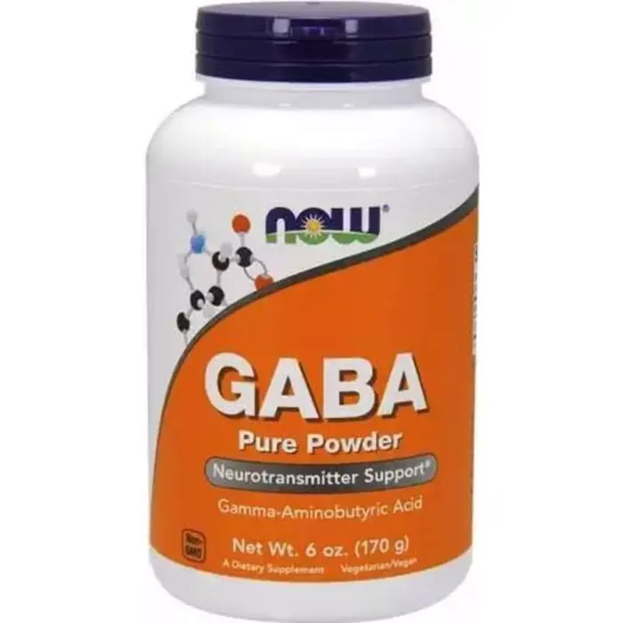 NOW Foods GABA kukuni | 170 gr 340 porsiya