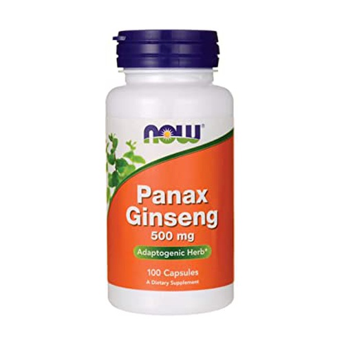 NOW Foods Panax Ginseng 500 mg 100 vegetarian kapsula