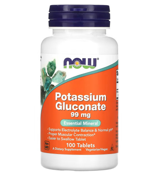 NOW Foods Potassium Citrate 99 mg | 180 ta kapsula