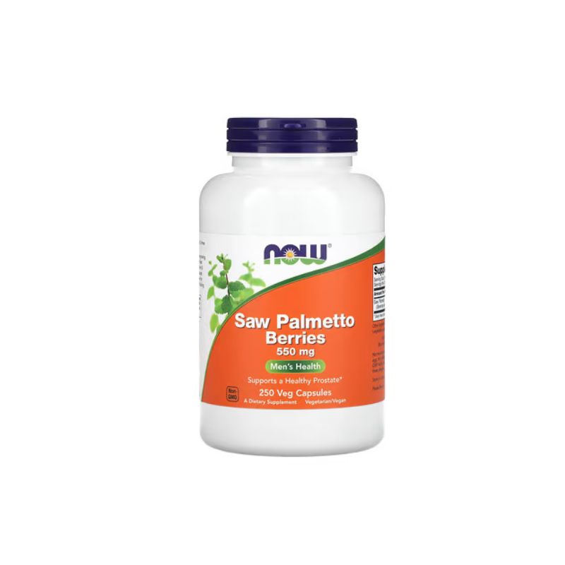 NOW Foods Saw Palmetto Berries 550 mg | 100 veg kapsula