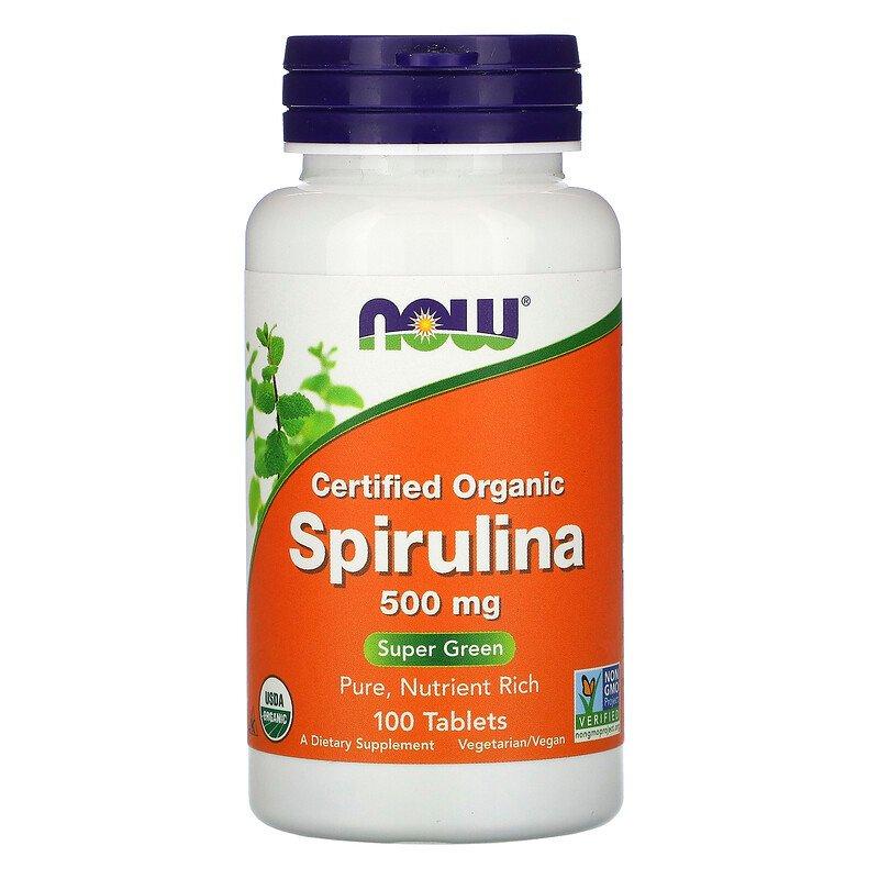 NOW Foods Spirulina 500 mg | 100 tabletka