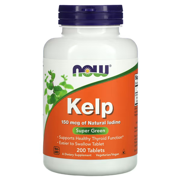 NOW Foods, YOD KELP, 150 mkg, 200 Tabletkalar