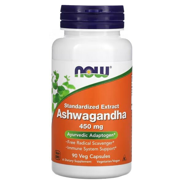 NOW Foods, Ashwagandha, 450 mg, 90 Veg capsules