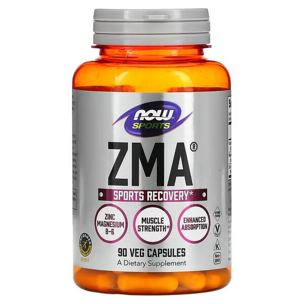 NOW Foods, Sports, ZMA, 90 Veg capsules