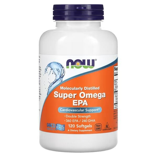 NOW Foods, Super Omega EPA, 600mg, 120softgels