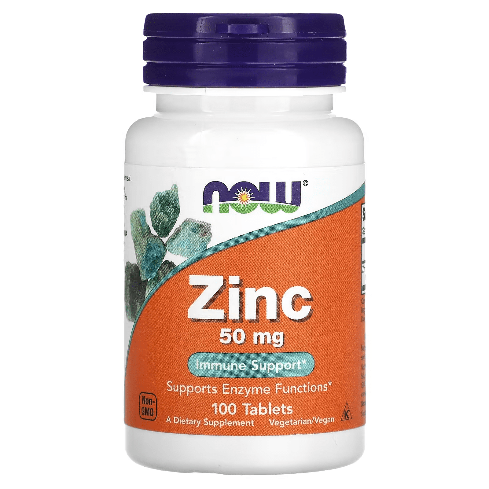 NOW Foods, Zinc 50 mg 100 tabs